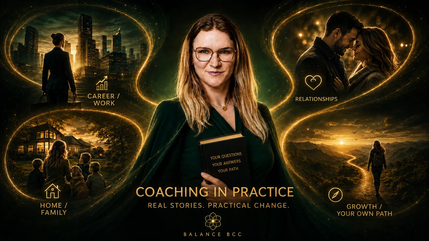 Coaching in Practice — real examples of working through career, relationships, family, and finding your own path